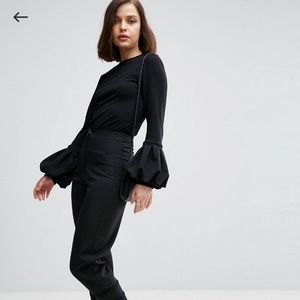 ASOS Top with Pretty Bell Sleeve